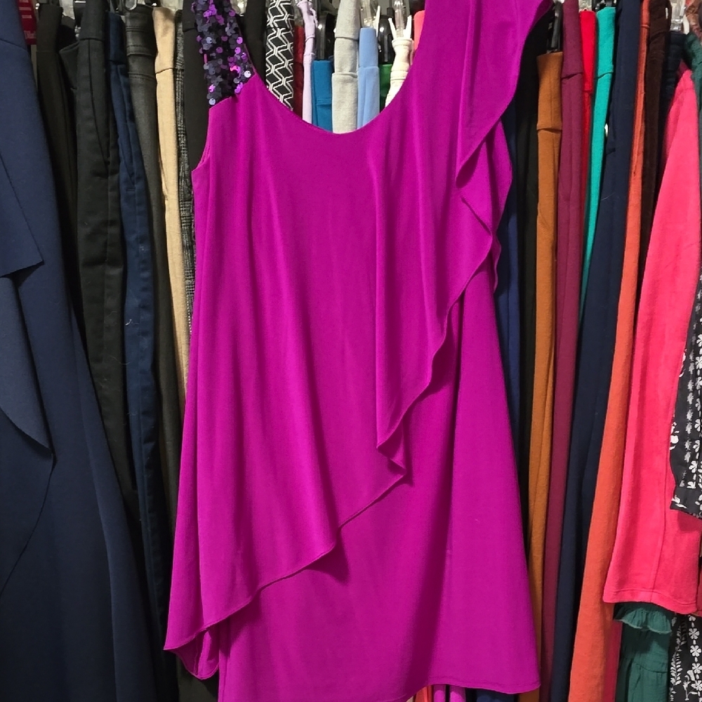 Elegant Purple Women's Dress